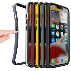 Funda parachoques de silicona delgada para iphone 15 Pro Max Plus accesorios de Marco suave