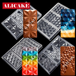 Moldes de policarbonato para Chocolate moldes acrílicos para barra de caramelo utensilios de