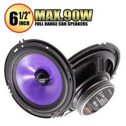 Subwoofer de 6 5 pulgadas para coche 2 piezas 90W graves medios pesados Audio automático