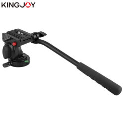 KINGJOY-Cabezal de trípode panorámico oficial para KH-6750 cabezal de vídeo hidráulico fluido para