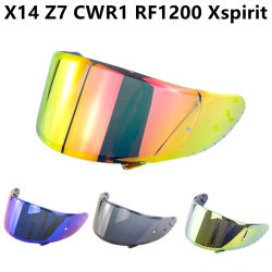 Visera completa para casco de motocicleta protector de lente para SHOEI X14 X-14 Z7 CWR-1 NXR