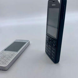 Мобильный телефон Nokia 515, Восстановленный, оригинальный, разблокированный, с одной/двумя Sim-картами, экран 2,4 дюйма, камера 5 Мп, 1200 мАч, однояде...