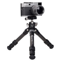 XILETU XLS223C+XG25 Camera Tripod with Detachable Ball Head 360° Rotating Slr Digital Camera Stand Mini Desktop Stand
