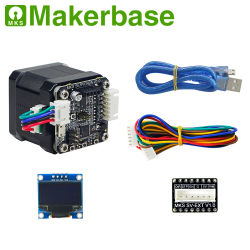 Makerbase MKS SERVO42A 42 closed loop stepper motor set with adapter plate for direct use
