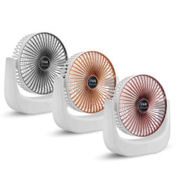 Mini USB Charging Fan 3 Speed Adjustable Handheld Air Cooler 360 Rotation Fan