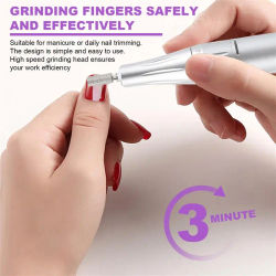 Electric Nail Drill Pen Manicure Pedicure Machine Tool for Home and Salon