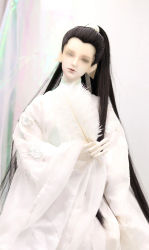 New Style 1/3 Bjd Wig High Temperature Black Wire Bjd Wig SD For BJD Doll Wig