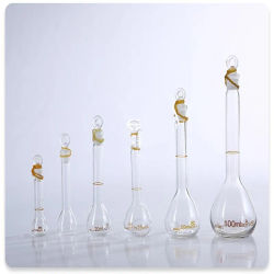 Volumetric flask transparent high borosilicate glass laboratory 5ml-1000ml