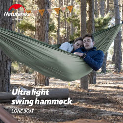 Naturehike Ultralight 1/2 Persons Swing Hammock Portable 600g Anti Rollover Outdoor Forest Camping Hammock 200kg Bearing Weight