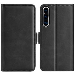 SKALO Sony Xperia 1 V Premium Plånboksfodral - Svart