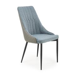 K448 Spisebordsstol - blå / lyseGrå