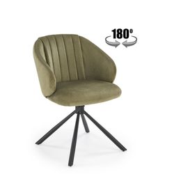 K533 Spisebordsstol - Sort / Oliven