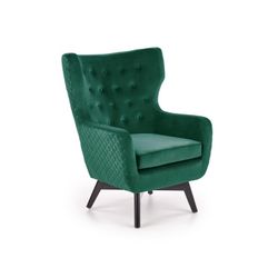 MARVEL l. stol, - Mørkegrøn velour