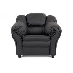 Tønder lænestol - Sort tekstillæder