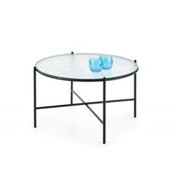 ROSALIA, sofabord, transparent - Sort