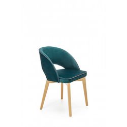 MARINO Spisebordsstol, - velour - MONOLITH 37 (Mørkegrøn)