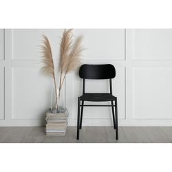 Polly Spisebordsstol - Sort