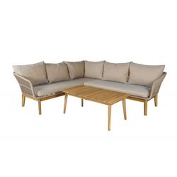 Chania Have Hjørnesofa i Akacietræ