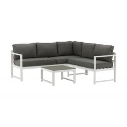 Salvador Have Hjørnesofa Sæt - Grå,Hvid