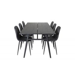 Elegant t Spisebordssæt - Sort