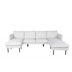 Zoom U-Sofa -Lys Beige