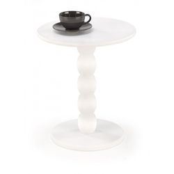 CIRILLA Hjørnebord Ø47cm - Hvid