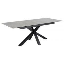 Heaven Spisebord Grå Anista ru keramik 168cm kan udvides til 210 cm