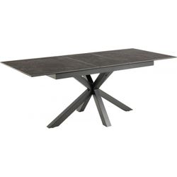 Heaven Spisebord Sort keramik 200cm kan udvides til 240 cm