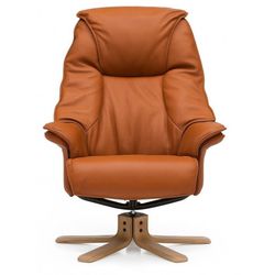 Aars Lænestol i ægte Soleda læder