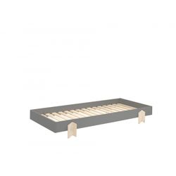 Enkeltseng 90 x 200 cm – Modulo, grå