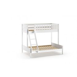 Køjeseng Scott familieseng 140x200 + 90x200 – hvid