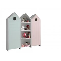 Børneskabssæt med 3 skabe – Casami, flerfarvet