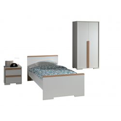 Børneværelses sæt London 90 x 200 cm – hvid