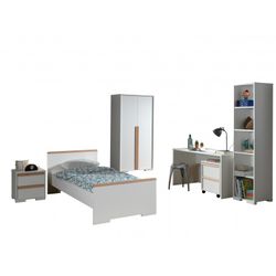 Børneværelsessæt London 90 x 200 cm – hvid