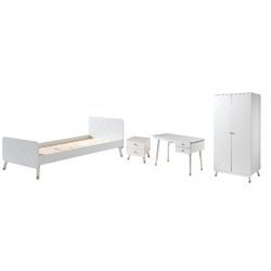 Børnemøbelsæt Billy 90 × 200 cm – hvid