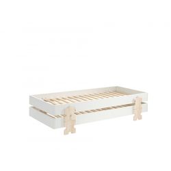 Børneseng sæt 90 x 200 – Modulo, hvid (2 stk.)