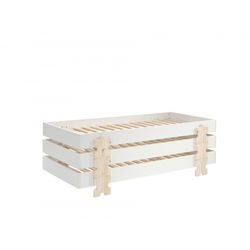 Børneseng sæt 90 × 200 – Modulo, hvid (3 stk.)