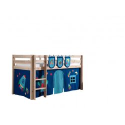 Halvhøj seng med forhæng – Pino Sæt Natur, Astro