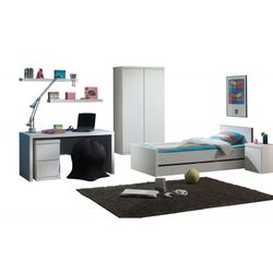 Børneværelse sæt i hvid – Lara (seng 90×200)