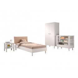 Børnemøbelsæt Forrest Beech 90 x 200 cm – hvid bøg