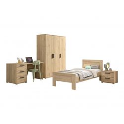 Børneværelses sæt Sam 90 x 200 cm – eg