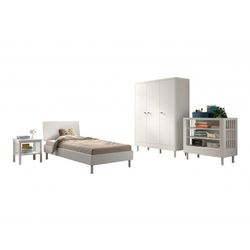 Børnemøbelsæt i bøg – Forrest Beech (90 × 200 cm), hvid