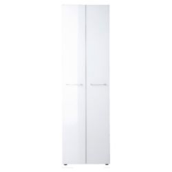 Safina klædeskab 59 cm 2 låger - Hvid/Glas