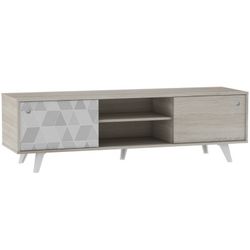 Toscana tv-bord m. 2 skydedøre