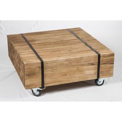 JAVA SOFABORD i Teaktræ 90 x 90 cm