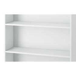 Bookie 2 bredde hylder - Hvid