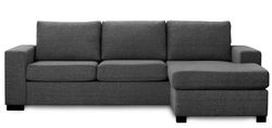 Carl Chaiselong sofa mørkegrå vendbar