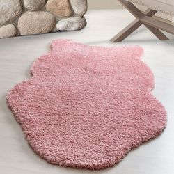Schaffel 1000 tæppe - Rosa - 60X100 (Pelset)