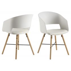 I_Luna Spisebordsstol hvid