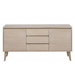 Nagano skænk - Hvidpigmenteret eg 150cm